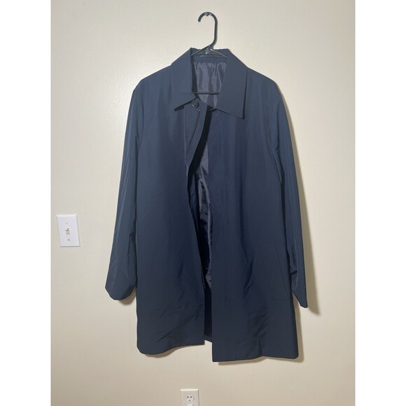 Calvin Klein Thermolite Trench Coat Jacket Men’s Size Size 50 Black - Picture 4 of 11